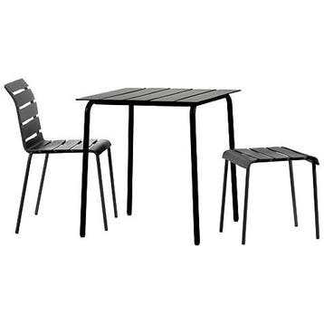 Serax X Maarten Baas Tuinstoel Black Aligned, Verzenden, Zo goed als nieuw, Aluminium