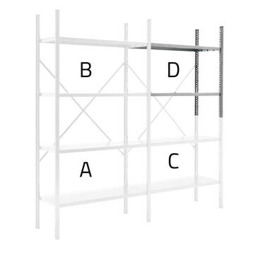 Legbordstelling modulaire legbordstelling module D, Ophalen of Verzenden