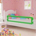 vidaXL Bedhekje peuter 180x42 cm polyester groen, Verzenden