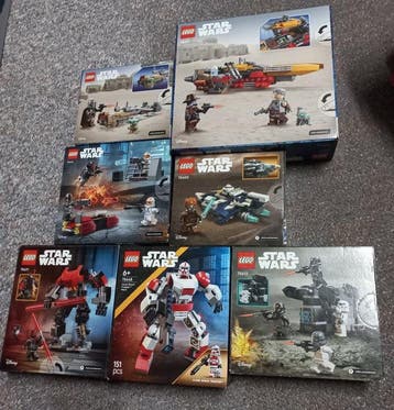 Lego Set - Star Wars - Star Wars 75437 , 75449 , 75412 ,, Nieuw