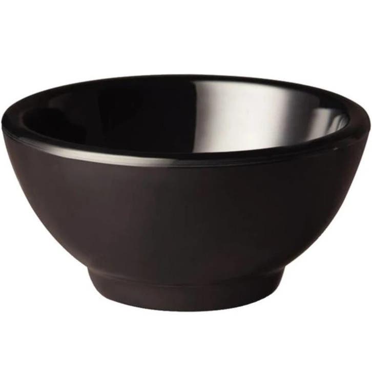 Dipschaaltje | Melamine | Zwart | 13cl | Per Stuk |, Articles professionnels, Horeca | Équipement de cuisine, Envoi