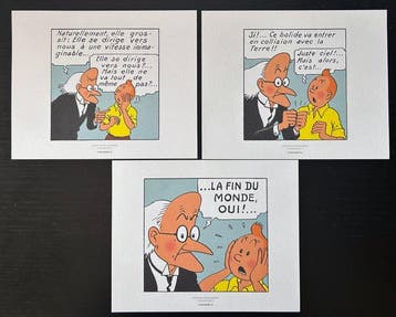 Tintin - 27 plaques lithographiques - Moulinsart - 2010, Nieuw