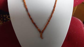 Oud-Egyptisch koraalkralen Beads, Coral (Zonder