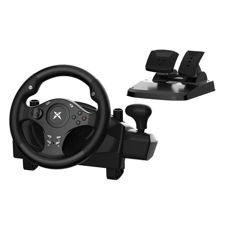 Racestuur - Game stuur - Met pedalen en Shifter - Zwart - DO, Computers en Software, Joysticks, Nieuw, Verzenden