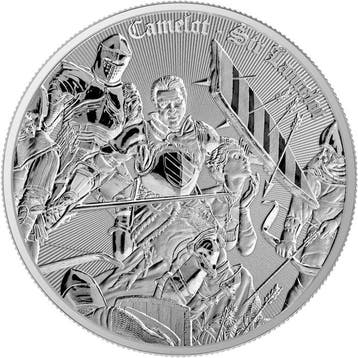 Niue. 2 Dollars 2024 Camelot - Sir Lancelot - Special