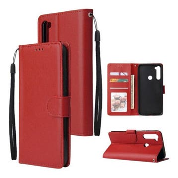 Xiaomi Pocophone F1 Leren Flip Case Portefeuille - PU Leer, Télécoms, Verzenden