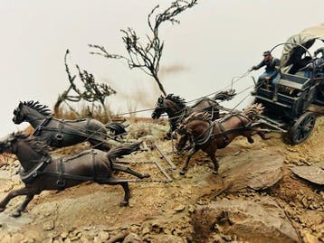 Andrea Miniatures - Diorama Apache - Espagne, Nieuw