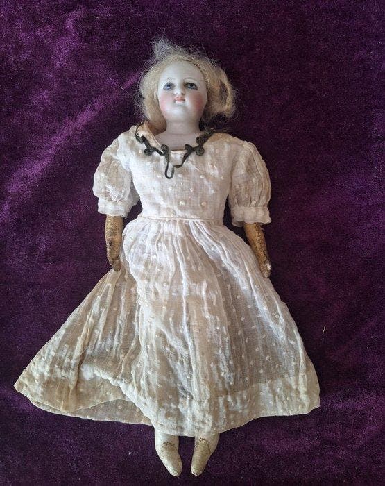 Barrois - Poupée - French Lady Fashion - 1800-1850 - France, Antiquités & Art, Antiquités | Jouets