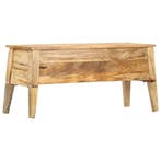 vidaXL Opbergbox 99x35x48 cm massief mangohout, Verzenden, Nieuw