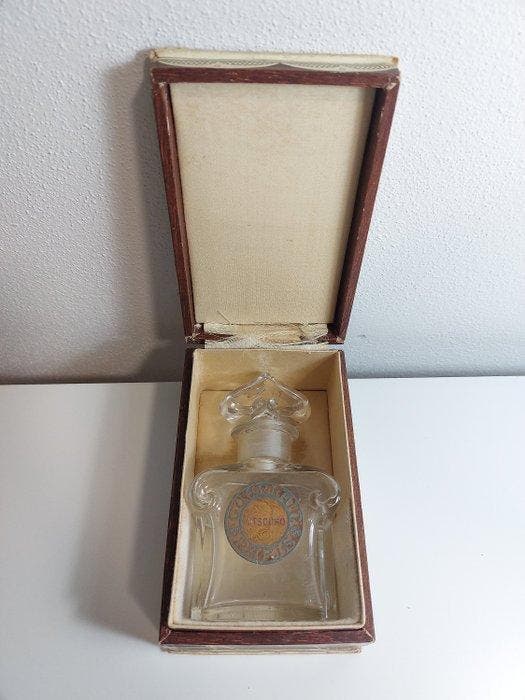 Parfumfles - Kristal - Flacon Guerlain Mitsouko, Antiek en Kunst, Antiek | Glaswerk en Kristal