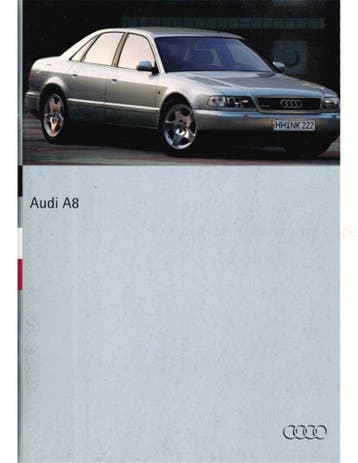 1994 AUDI A8 BROCHURE ENGELS, Ophalen of Verzenden