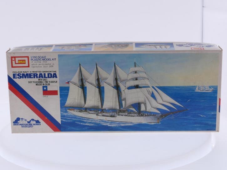 Schaal 1:350 IMAI B-311-700 Chilean Navy 4-masted Barkent..., Hobby & Loisirs créatifs, Modélisme | Bateaux & Navires, Enlèvement ou Envoi