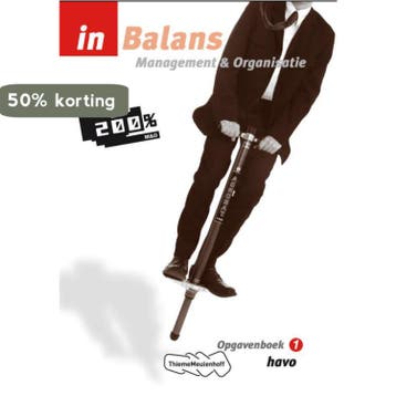 Management en organisatie / 1 havo / Opgavenboek / In Balans, Verzenden, Sarina van Vlimmeren