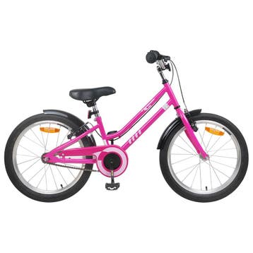 vidaXL Kinderfiets 22 Inch voor 7-12 jaar oud Roze Zwart, Verzenden, Nieuw