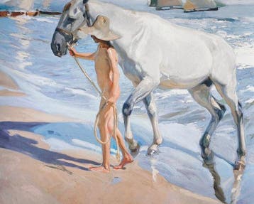 Joaquín Sorolla (1863-1923) (after) - The Horse’s Bath,