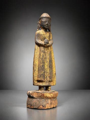 Bouddha au bol à aumônes - Dynastie Konbaung - 18/19th c. -