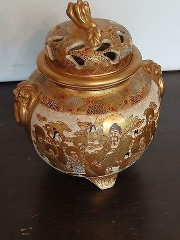 Wierookbrander - Aardewerk - Satsuma Koro, Antiek en Kunst