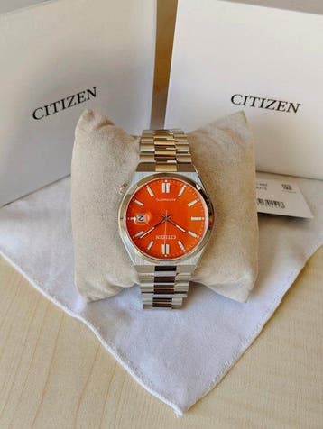 Citizen - Automatic Tsuyosa Orange - Sans prix de réserve -, Nieuw
