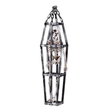 Halloween Skelet In Kooi 50cm, Verzenden