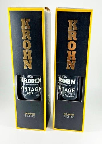 2017 Krohn - Vintage Port - Gebotteld in 2019 - Douro - 2, Nieuw
