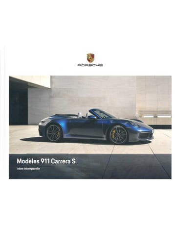 2020 PORSCHE 911 CARRERA S HARDCOVER BROCHURE FRANS