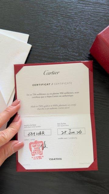 Cartier - Bague déternité - Love - 18 carats Or jaune -