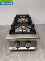 Gico inox 2 brûleurs 40 cm 900 line Horeca, Verzenden