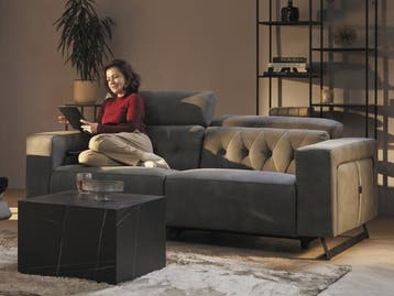 Zetel vanaf €496.-  | Grijze 2-Zits Salon, Nieuw