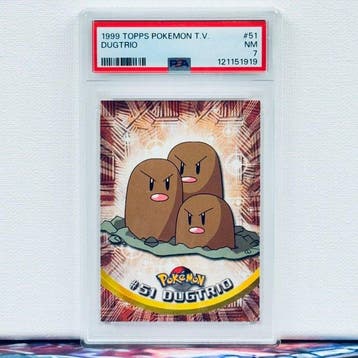 Pokémon Graded card - Dugtrio 51 - Pokémon - PSA 7, Nieuw