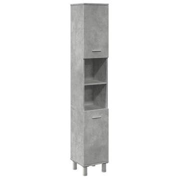 Badkamerkast 179cm grijs: Tweede kansje. OP = OP!, (Half)hoge kast, Minder dan 50 cm, Gebruikt, Verzenden