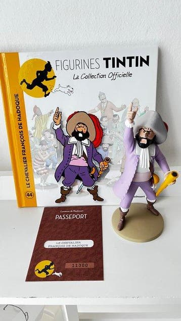 3 figurines Moulinsart, collection officielle - Tintin -