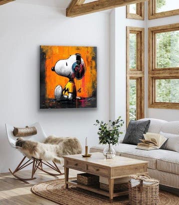 ERIC BRUMETTE - DJ SNOOPY SAVED MY LIFE 64 - Toile L -