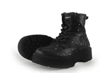 Skechers Veterboots Meisjes in maat 30 Zwart, Verzenden, Jongen of Meisje, Schoenen, Skechers