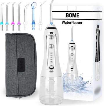 2dekans | BOME Waterflosser met 7 Opzetstukjes - Monddouche, Ophalen of Verzenden, Nieuw