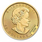 Canada. 50 Dollars 1 oz $50 CAD Canadian Gold Maple Leaf