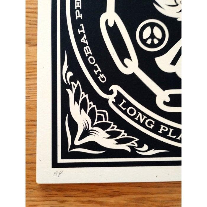 Shepard Fairey (OBEY) (1970) - Peace and Freedom (artist, Antiek en Kunst, Kunst | Designobjecten