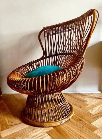 Bonacina - Franco Albini - Margherita - Stoel - Wicker