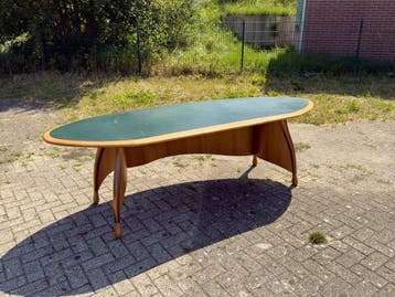 Giorgetti (Attr.) - Bureau - Hout, Leder, Metaal - Executive
