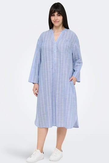 ONLY jurk CARCATTALINA streep46Maat 46/48 (XL) of groter, Verzenden, Nieuw, Maat 46/48 (XL) of groter, Overige kleuren