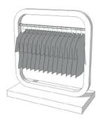 *TIP*  Glossy middenunit kledingrek R-EC-006, Ophalen of Verzenden