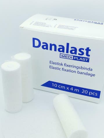 Danalast elastisch fixatiewindsel 10 cm x 4m - Doos 20 stuks, Ophalen of Verzenden, Nieuw