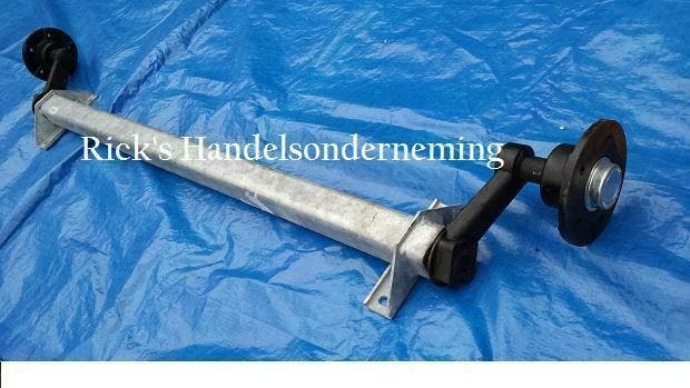 Torsie as 750 kg ongeremd diverse padmaten, Auto diversen, Aanhangwagen-onderdelen, Nieuw, Verzenden