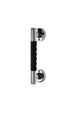 Ridder Ken badgreep met softgrip 30 cm chroom/zwart, Ophalen of Verzenden, Nieuw
