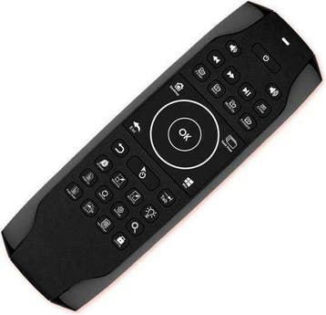 Bestel jou G7 Air Mouse met toetsenbord verlichting | QWERTY, Ophalen of Verzenden, Nieuw, Origineel, Game console