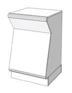 *TIP*  Toonbank met inham en deur smal C-PNO-004, Ophalen of Verzenden