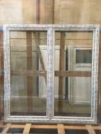 PVC Ramen,Kozijn Dubbele Balkon Ramen 180x215 Draai-Draaikip, Kunststof, Deurkozijn, Nieuw, Ophalen of Verzenden