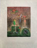 Roberto Matta (1911-2002) - Les poids des poissons