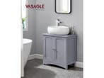 Veiling - VASAGLE Wastafelonderkast 30x60x60 Mystique Grey, Huis en Inrichting, Gebruikt