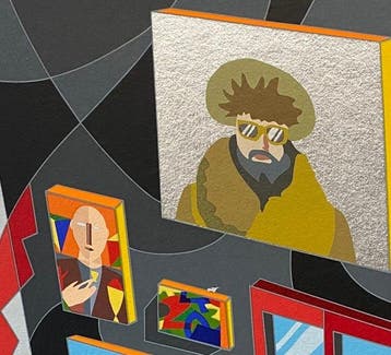 Ugo Nespolo (1941) - Senza titolo