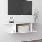 vidaXL Tv-wandmeubel 103x30x26,5 cm wit, Huis en Inrichting, Kasten |Televisiemeubels, Verzenden, Nieuw